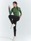ALLZERO Women's Workout Jacket Long Sleeve Stretchy for Running Biker