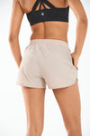 ALLZERO Women's 3" Feel Fit Running Shorts with Liner Pockets for Gym