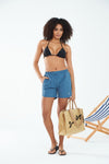 ALLZERO Women's Swim Board Shorts with Pockets Quick Dry for Beach Gym
