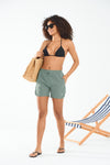 ALLZERO Women's Swim Board Shorts with Pockets Quick Dry for Beach Gym