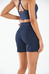 ALLZERO Women's Bermuda 6" Shorts with Pockets High Waisted for Yoga