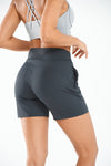 ALLZERO Women's Bermuda 6" Shorts with Pockets High Waisted for Yoga
