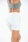 ALLZERO Women's Bermuda 6" Shorts with Pockets High Waisted for Yoga